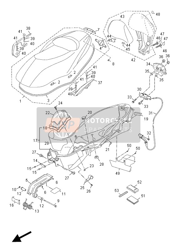 39DF8199S400, O/m MJ500(S/t), Yamaha, 2